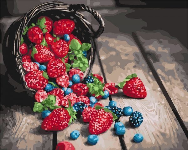 Картина по номерам Вкусняшки лета Идейка 