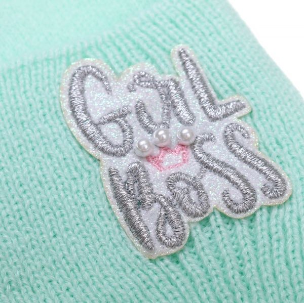 Шапочка дитяча для дівчинки Kraft+ арт. 2642 р.50-52 м'ятний 