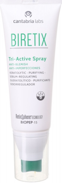 Спрей Cantabria Labs три-актив для кожи с акне 100 мл 1