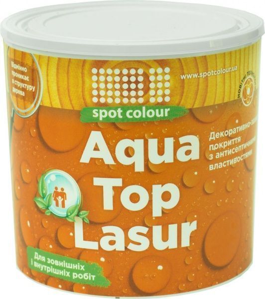 Лазур-антисептик Spot Colour Aqua Toplasur липа шовковистий мат 0,75 л