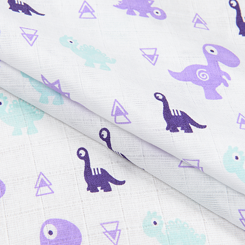 Пеленки Моя планета муслин 75x100 см белый с принтом К150 