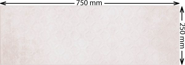 Плитка Атем Trinity R Rhombus BM 25x75 2 сорт 