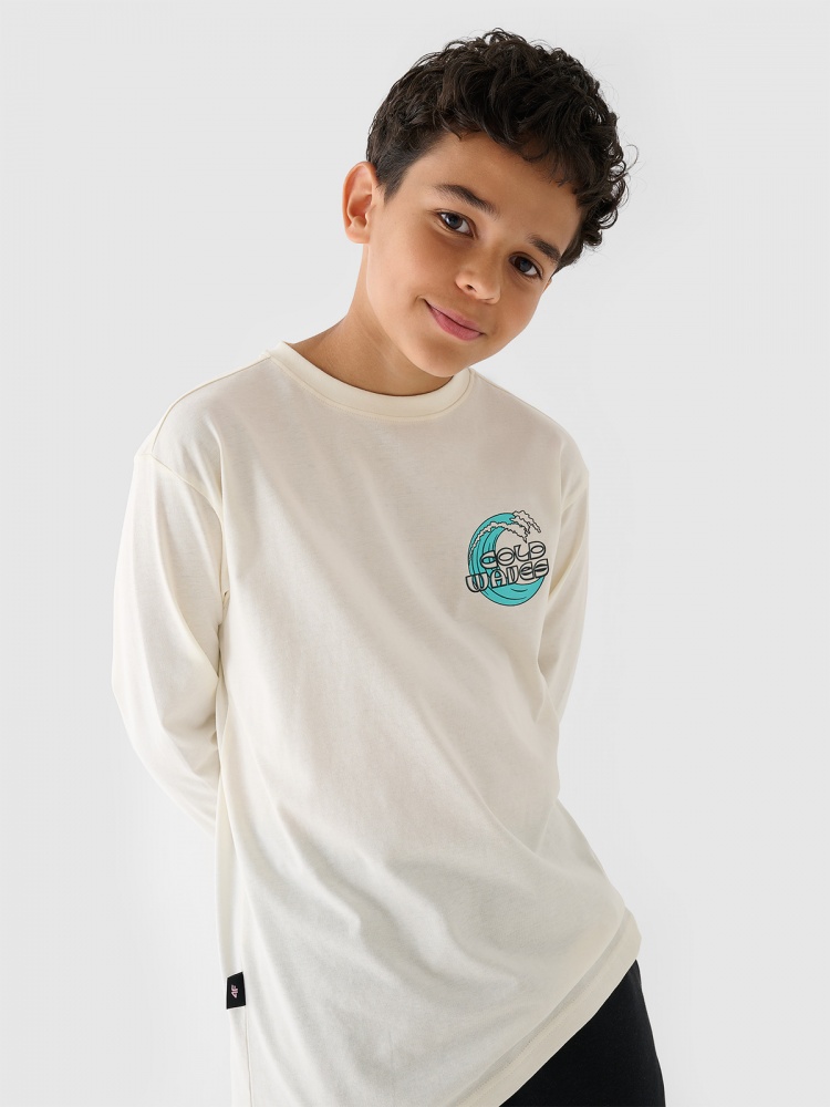 Лонгслів 4F LONGSLEEVE M435 4FJWSS25TLONM435-11S р.140 бежевий