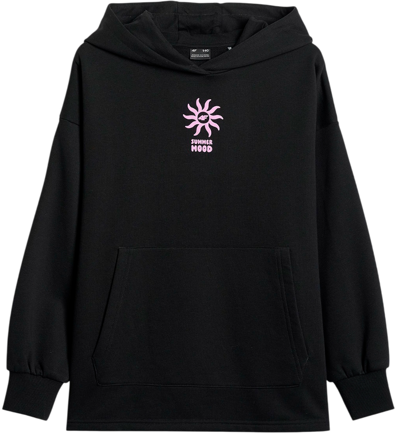 Толстовка 4F SWEATSHIRT F2297 4FJWSS26TSWSF2297-20S р.158 чорний