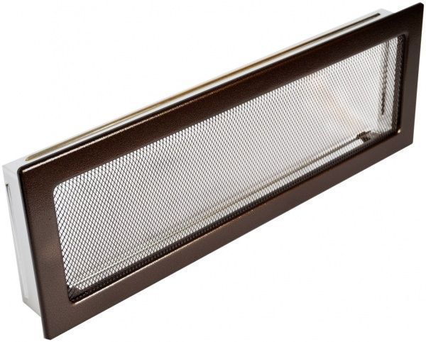 Решетка каминная  4FIRE 17х50 антик медь