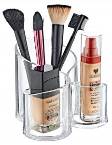 Органайзер BoxUp трехсекционный 14,5x14,5x12 см пластик прозрачный FT-008 