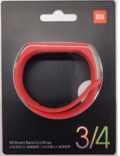 Змінний ремінець Xiaomi для Mi Smart Band 3/4 orange 619357 