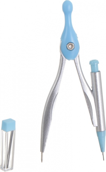 Циркуль блакитний із сірим