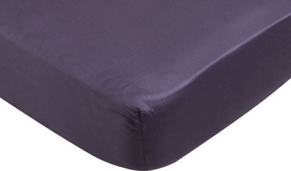 Простирадло на резинці Solid 160x200 см темно-сірий Luna 