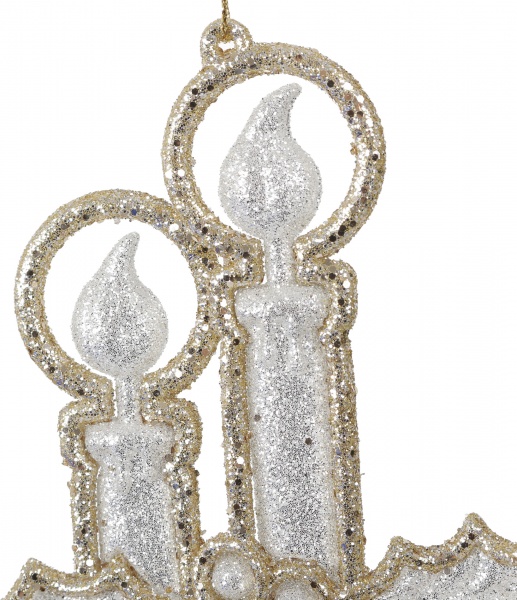 Подвеска пластиковая Global Treasure Пара свечей 12 см в ассортименте P2117012-A2/3