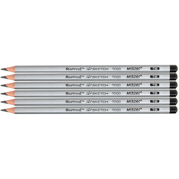 Набор карандашей Marco графитных 6 шт 7000-6CB Marco