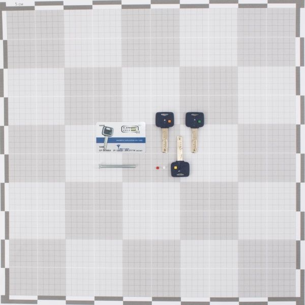 Циліндр Mul-T-Lock MT5 35x35 ключ-ключ 70 мм нікель