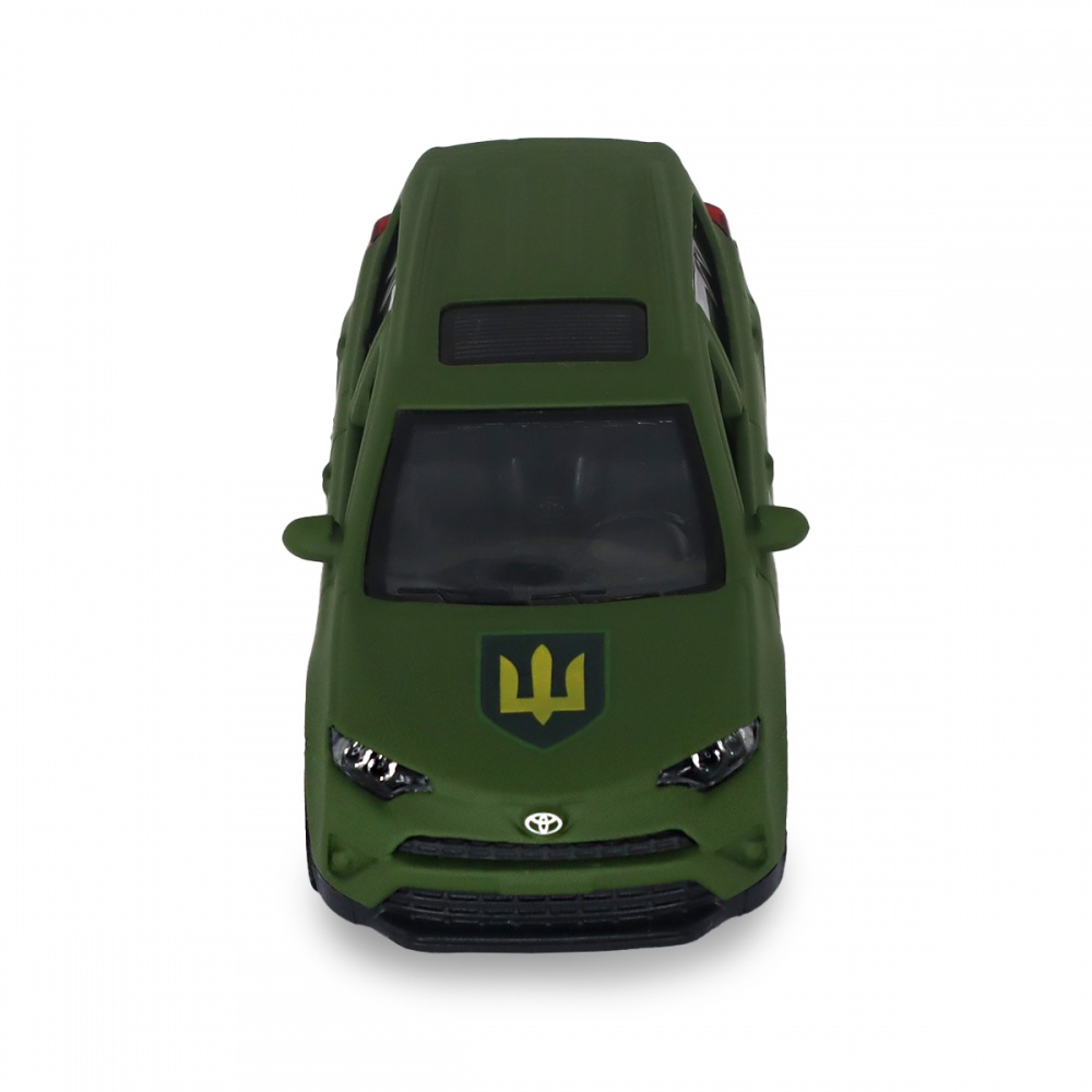 Автомодель TechnoDrive 1:32 серии Шевроны Героев Toyota RAV4 Сухопутные войска ВСУ KM6198M2