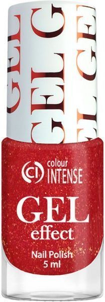 Лак для ногтей Colour Intense Gel Effect 65 024 Красный (шиммер) 5 мл 