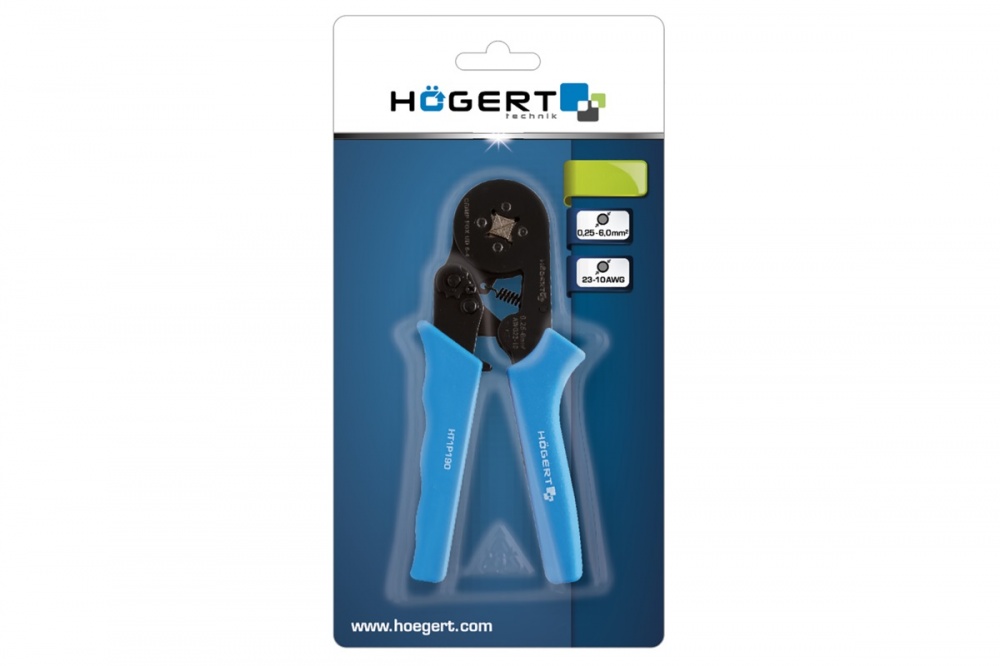 Клещи обжимные для наконечников HOEGERT HT1P190