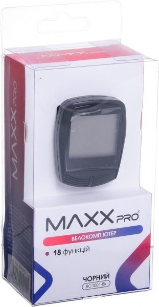 Велокомпьютер MaxxPro BC1001-Bk 
