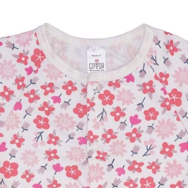 Чоловічок ТМ Софія Flowers р.74 рожевий 130274 