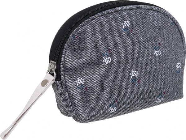 Набір косметичок Квітка В107-6 темно-сірий 