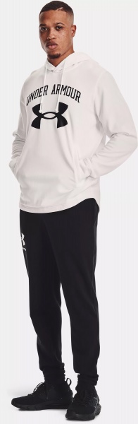 Джемпер Under Armour UA RIVAL TERRY BIG LOGO HD 1361559-112 р. XL светло-серый