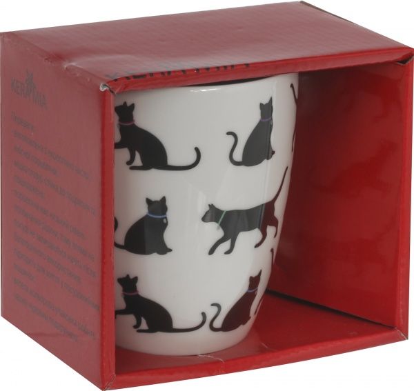 Чашка Силуэт Коты 360 мл 21-272-061 Keramia