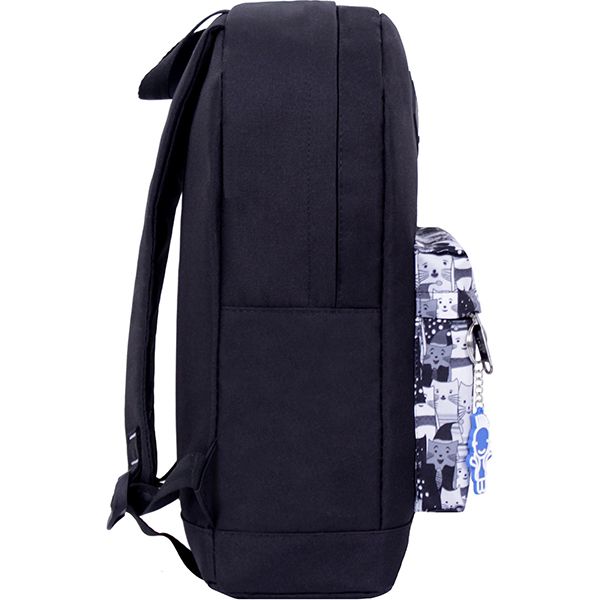 Рюкзак молодежный Сублимация 457, черно-белые коты