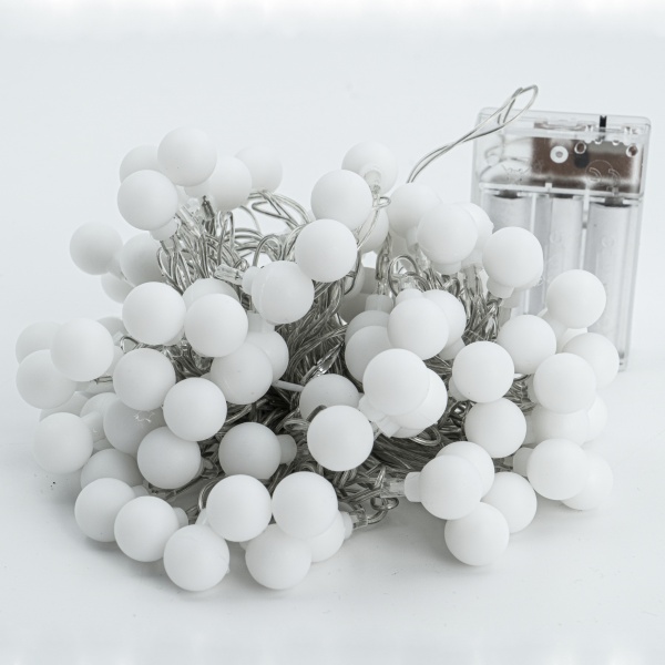 Декоративная гирлянда Altalusse (INL-2705B-80 Cold) встроенный светодиод (LED) 80 ламп 10 м 