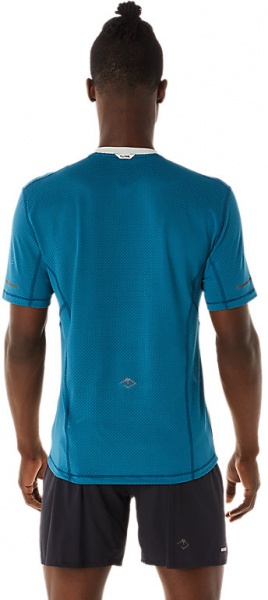 Футболка Asics FUJITRAIL SS TOP 2011C729-407 р.L синій