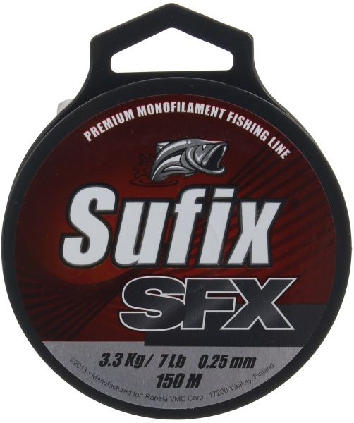 Волосінь Sufix SFX SELF HANGING SPOOL 150м 0,25мм 3,3кг прозора