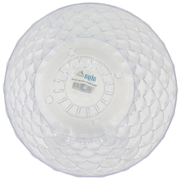 Горщик пластиковий Alyaplastik PINECONE NO:2 круглий 1,6 л прозорий 