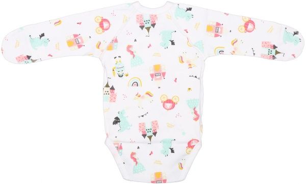 Боди детское ТМ Софія Princess р.56 молочный с рисунком 221156 