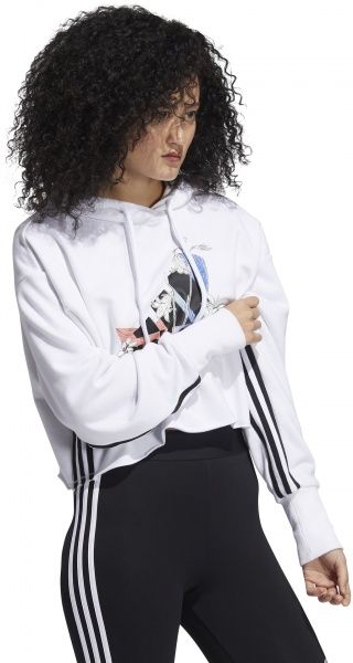 Джемпер Adidas NINI GFX HOODY GJ6546 р. S білий