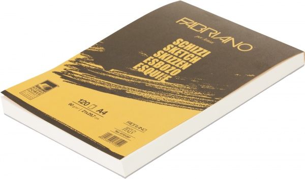 Склейка для ескізів Schizzi Sketch A4 21х29,7 см 90 г/м² 120 сторінок Fabriano