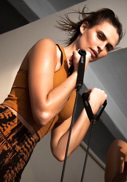 Майка Casall Bold Rib Crop Tank 20424-175 р.38 кораловий