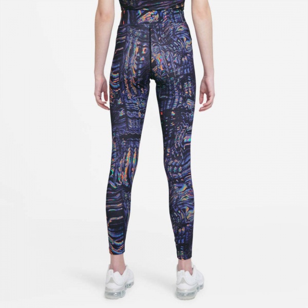 Лосины Nike W NSW LGGNG AOP PRNT DJ4130-010 р.S черный