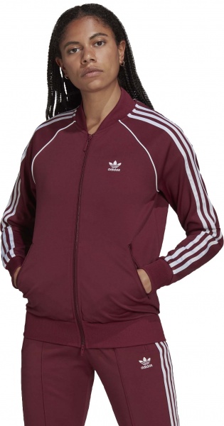 Джемпер Adidas SST TRACKTOP PB H34594 р. 34 бордовий