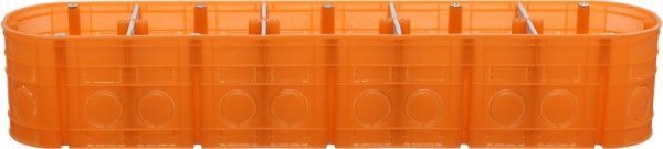 Коробка установочная пятиместная Simet Multiwall M5x60F полипропилен