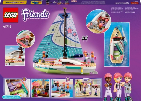 Конструктор LEGO Friends Пригоди Стефані на вітрильному човні 41716
