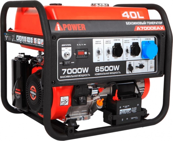 Електрогенераторна установка A-iPower 6,5 кВт / 7 кВт 230 В A7000EAX бензин — фото 1
