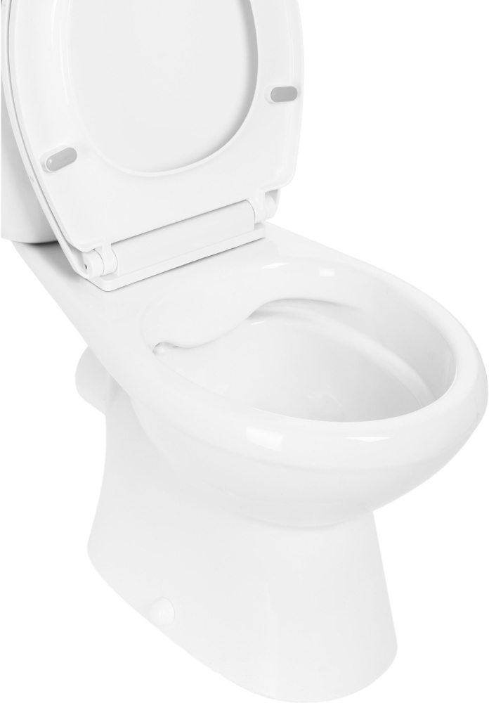 Унітаз-компакт Water House Round rimless, сид. поліпропіленове soft-close