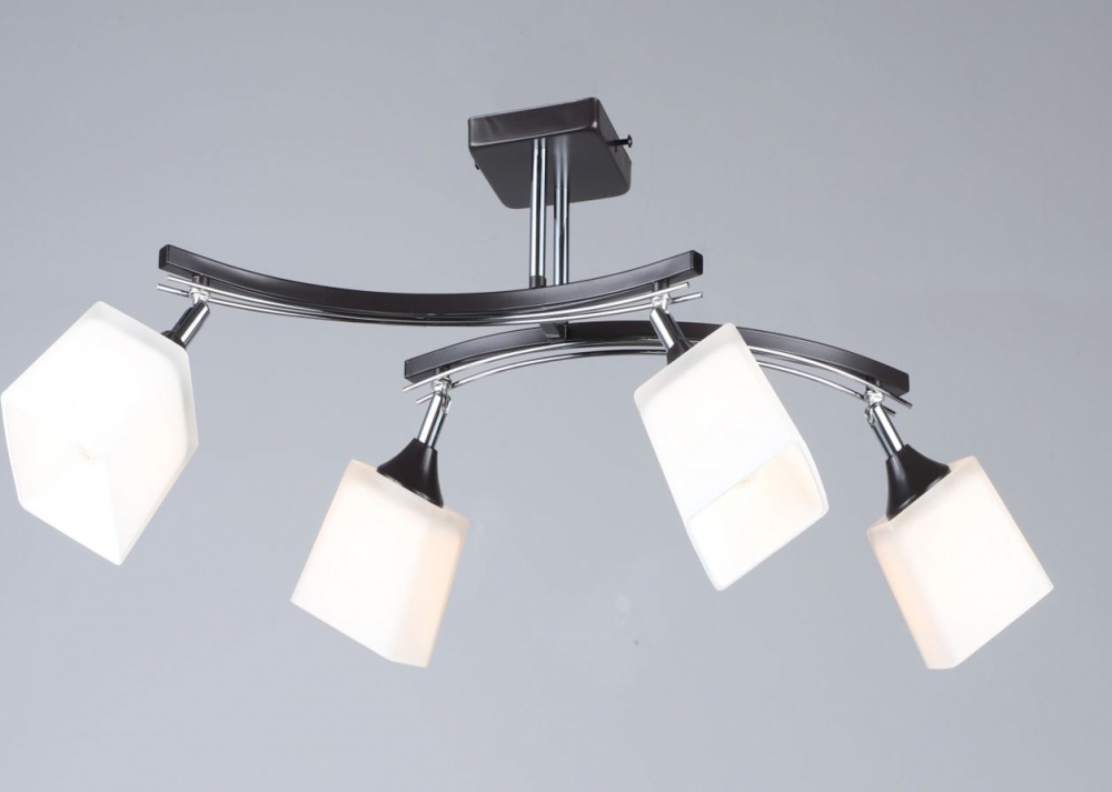 Люстра потолочная Sirius B N1435/4 4x60 Вт E27 антик/белый 1435/4