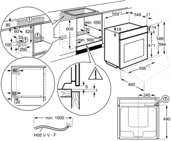 Духовой шкаф Electrolux OKD5C51X