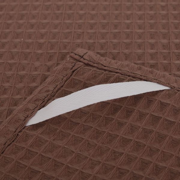 Рушник вафельний 45x60 см коричневий Домашній текстиль 