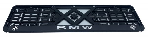 Рамка під номерний знак рельєфна BMW