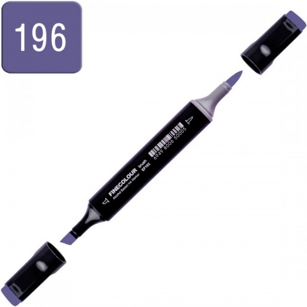 Маркер спиртовий FINECOLOUR EF102-196 синьо-фіолетовий 