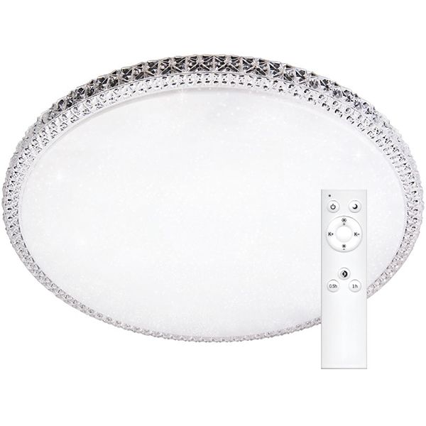 Світильник світлодіодний LightMaster Crystal із пультом ДК 100 Вт білий 3000-6500 К CE1093 100W 