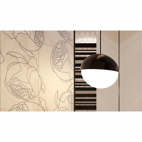 Плитка Golden Tile Isolda светло-бежевый декор №1 7МV151 25x33 