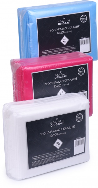 Простыня сложена Origami Horeca 80х200 см 25 шт. белый