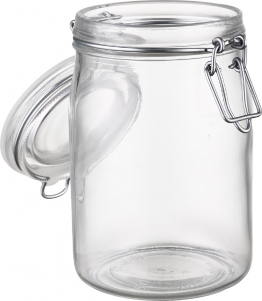 Банка для сыпучих с бугельной крышкой 1 л Borgonovo