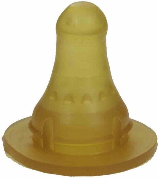 Пляшечка Baby Team з латексною соскою в асортименті 125 мл