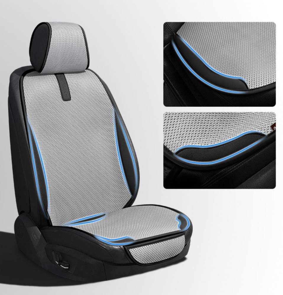 Комплект чехлов на сиденья Auto Assistance LUX AP-GR3D серый